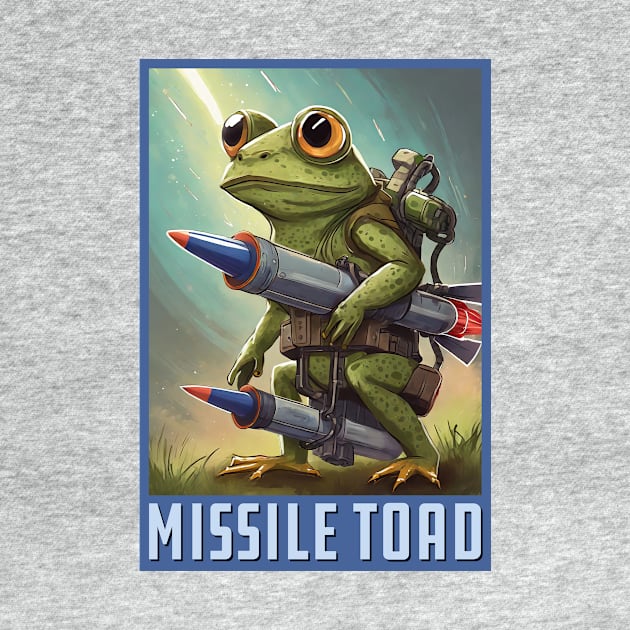 Missile Toad Vertical by Wright Art